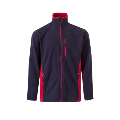 VL GERAS. Two-tone fleece jacket (220g/m²) in polyester (100)